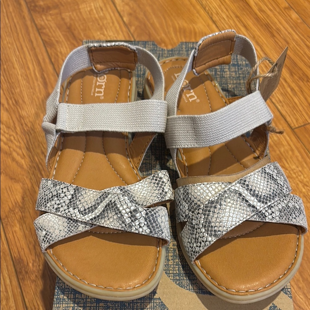 Kids Snake Print Sandals